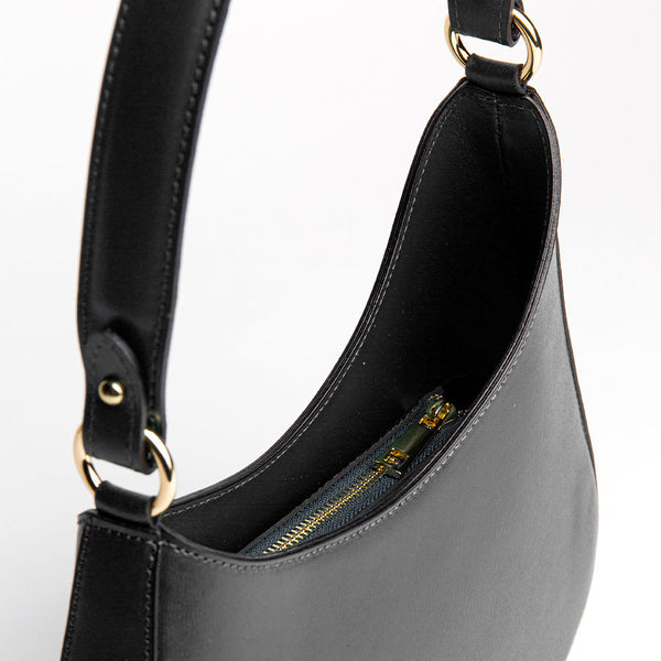EDI – borsa Hobo in pelle elegant nero