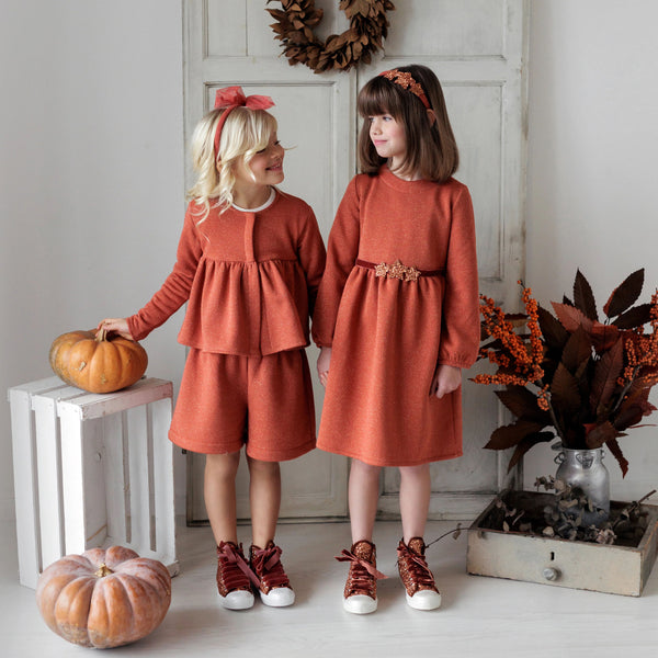 BERMUDA IN FELPA LUREX