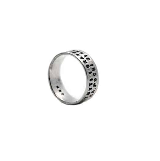 LA PROMESSA - ANELLO INCISIONE PERSONALIZZATA