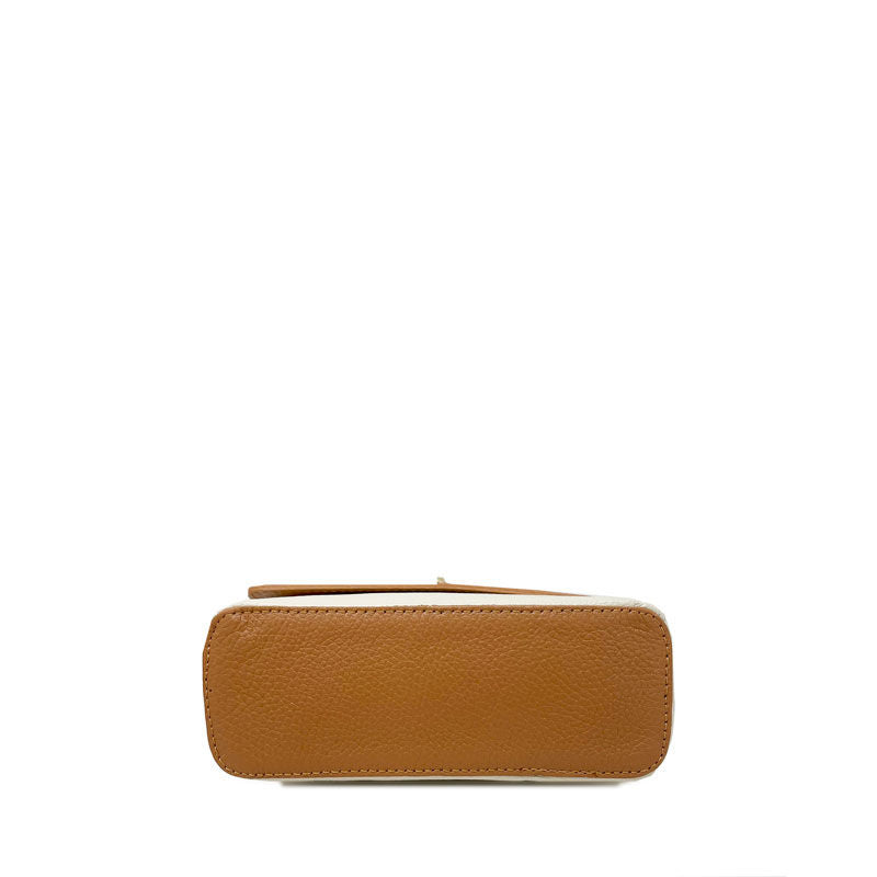 Small Women's Leather Clutch Bag with Bee Closure - Taormina k061 