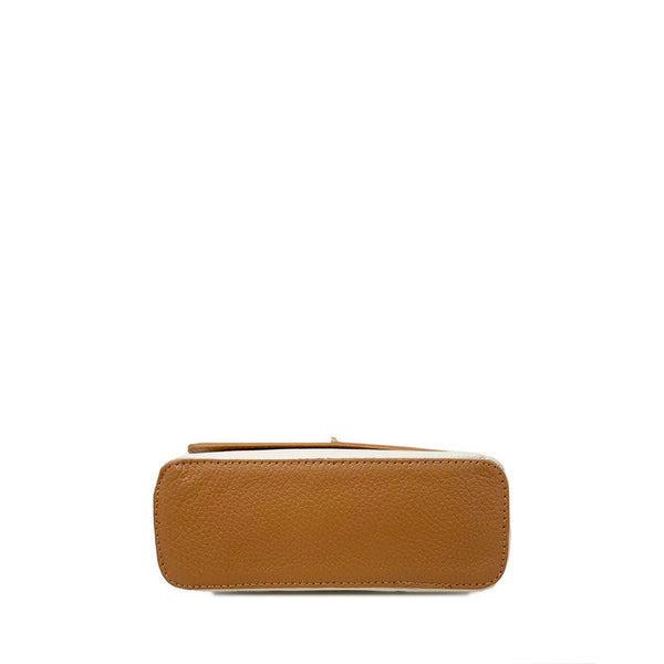 Small Women's Leather Clutch Bag with Bee Closure - Taormina k061 