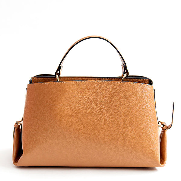ALEXA IT/AM - structured bag in dollar leather