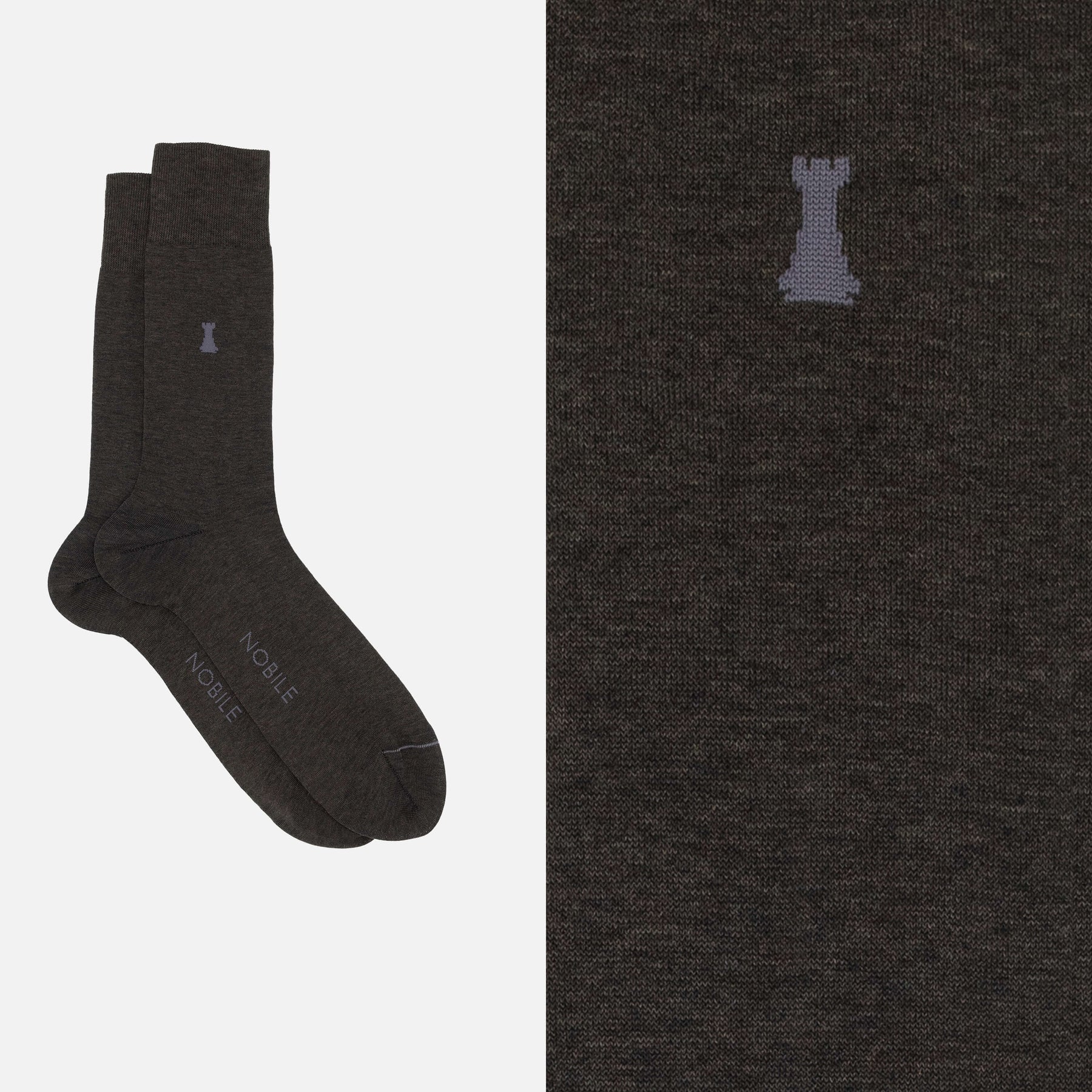 Caravaggio - Plain Mèlange Short Sock