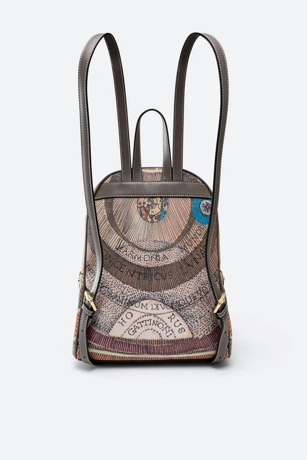 Planetarium Watercolor Front Pocket Backpack