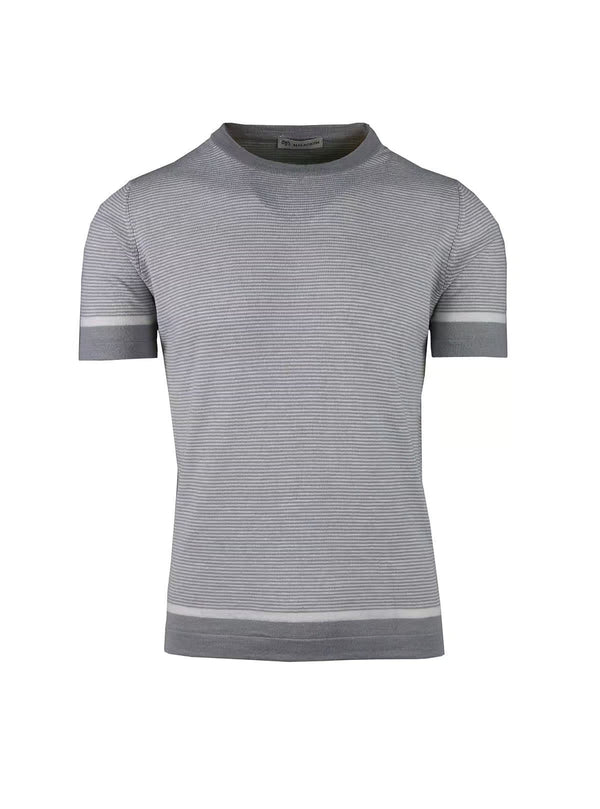 CREW NECK SHORT SLEEVE STRIPED