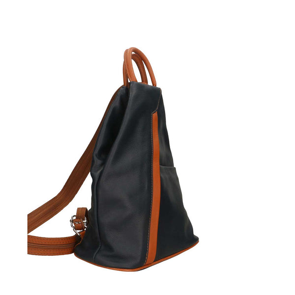 Women's Backpack Bag in Genuine Leather Made in Italy - 25x30x13 Cm. Backpack. 80072 