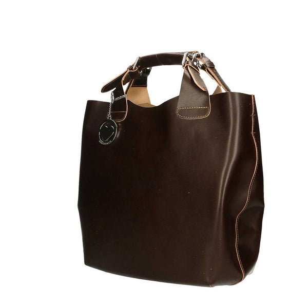 Large Leather Satchel Bag for Women - 44x30x13 cm - 9007 