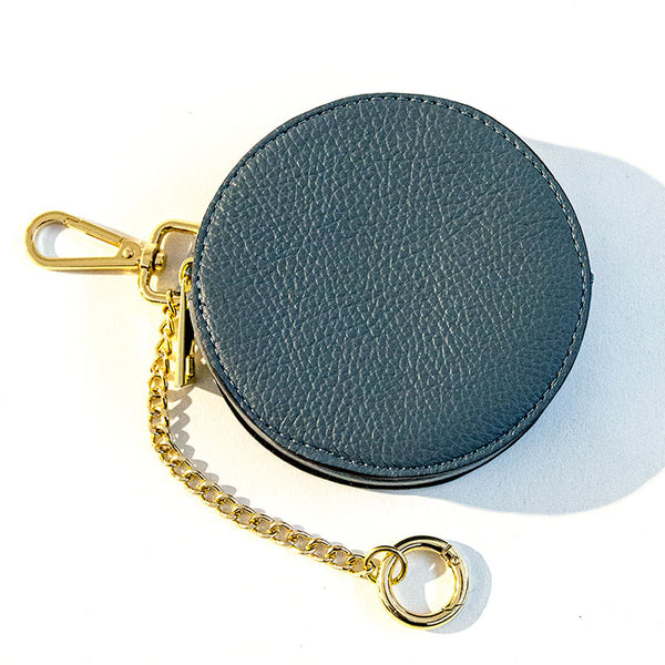 POUCH - leather coin purse dollar avio