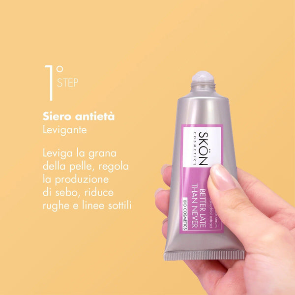 Anti-aging treatment with vegetable retinol + Vitamin C