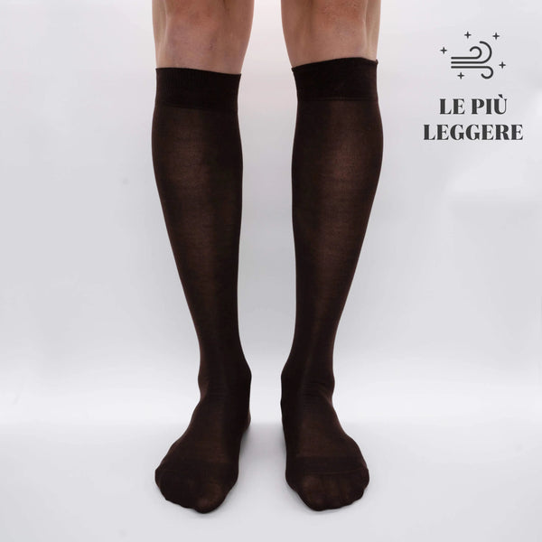 Box Chiffon Long Socks in Filoscozia® - 6 pairs mixed colors