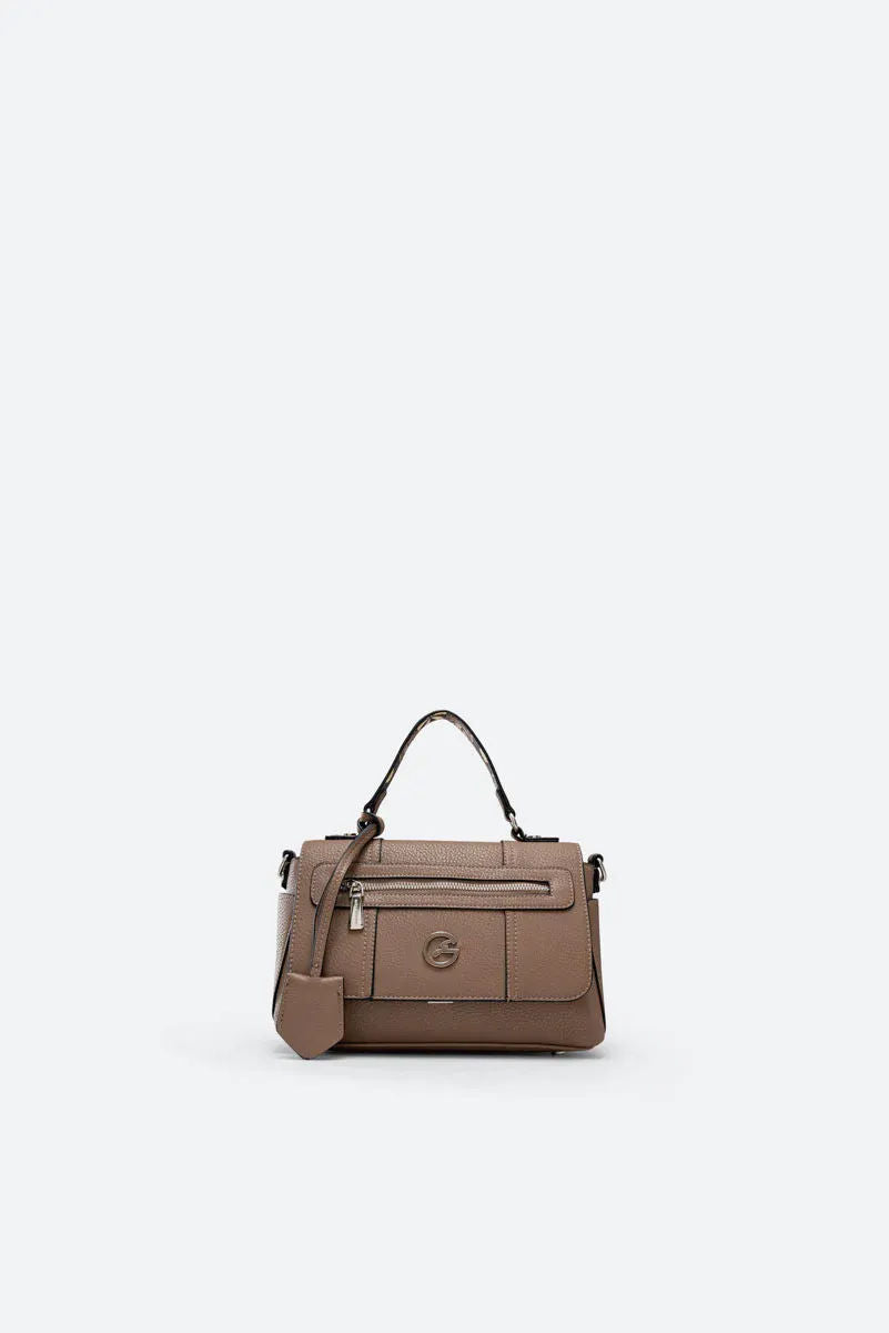 Denise Soft Taupe Shoulder Bag