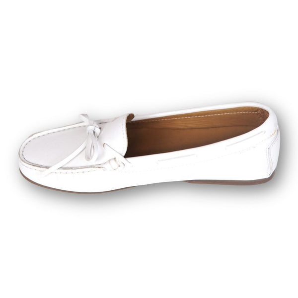 MastroDomenico Women's Handmade Moccasins - Selenite