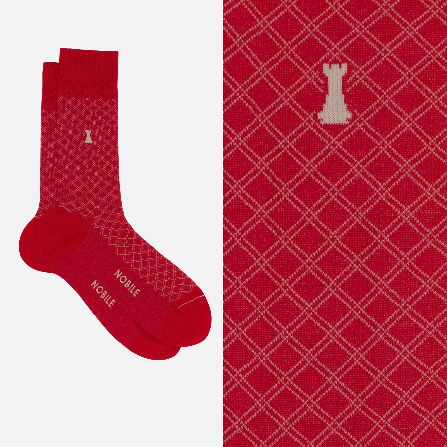 Robert the Bruce - Short tartan stocking 