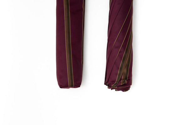 Mario Talarico Folding Umbrella Purple Striped Lemon Handle