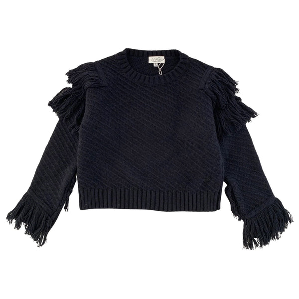 SWEATER WITH FRINGES