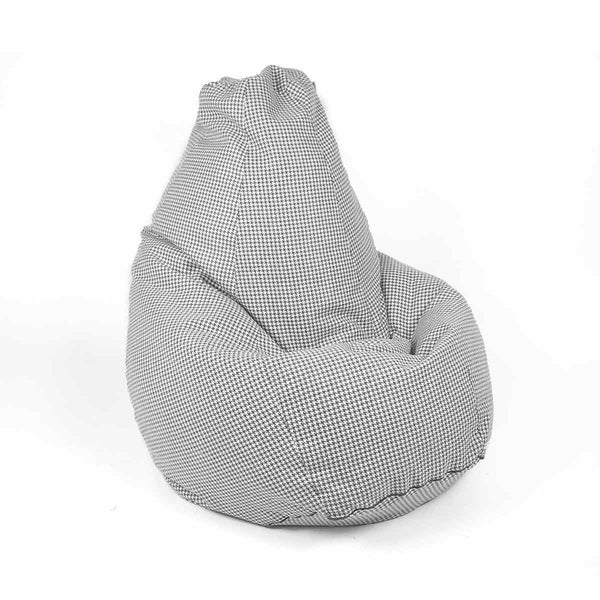 SESSANTOTTO 68 Pied de Poule, Pouf Poltrona Sacco L Sfoderabile