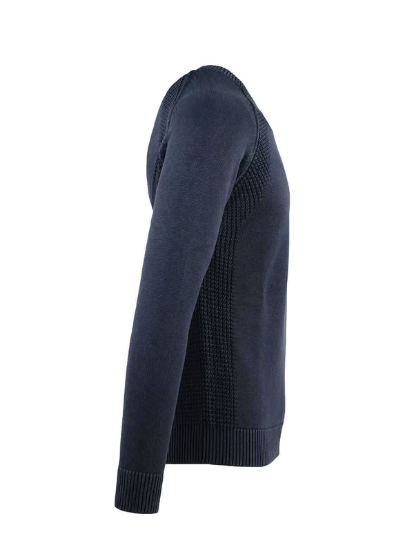 GIROCOLLO CON COSTE STONE WASHED