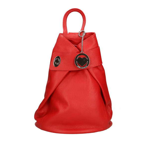 Women's Backpack in Soft Leather Made in Italy - 28x35x12 Cm - 34030 