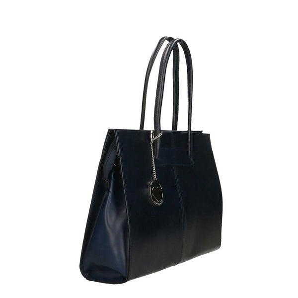 Handbag, 24-hour document holder for women in leather - 39x30x11 cm - 9008 