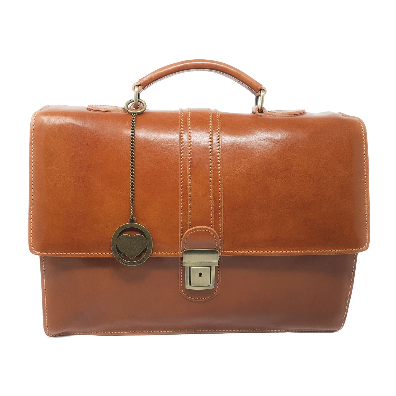 Borsa da lavoro 24Ore Portadocumenti da Uomo Cartella in pelle - 40x29x13 Cm - G906