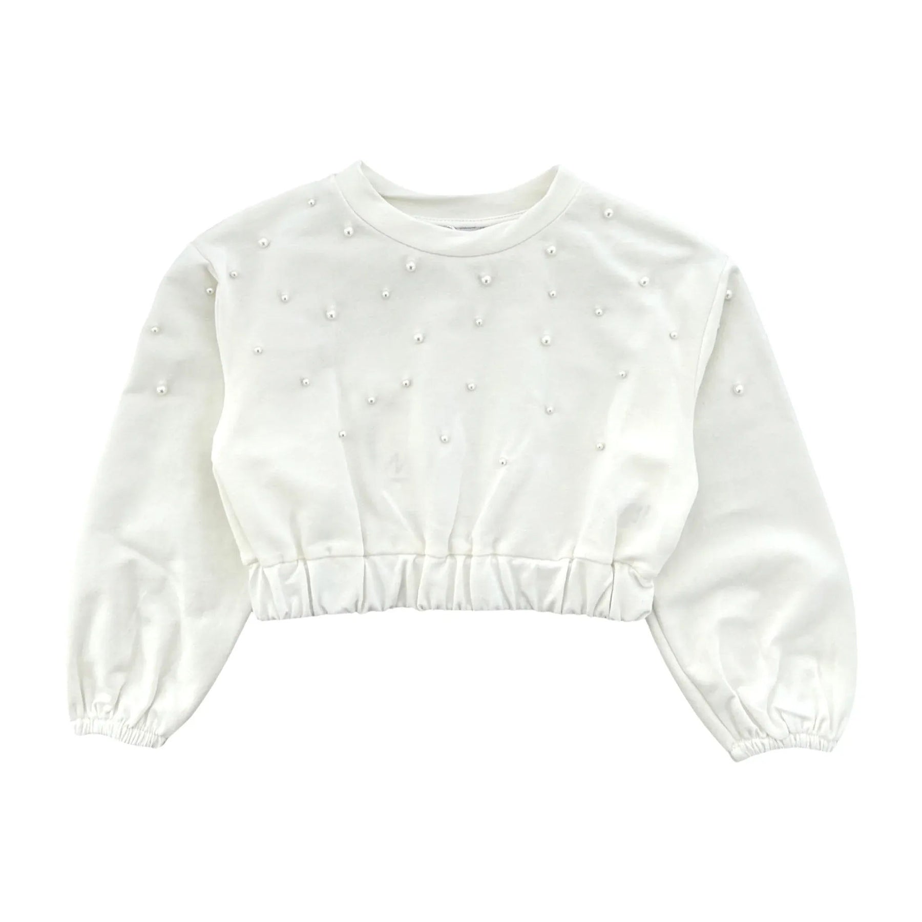 SWEATSHIRT WITH BEADS