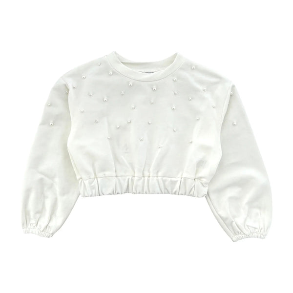 SWEATSHIRT WITH BEADS