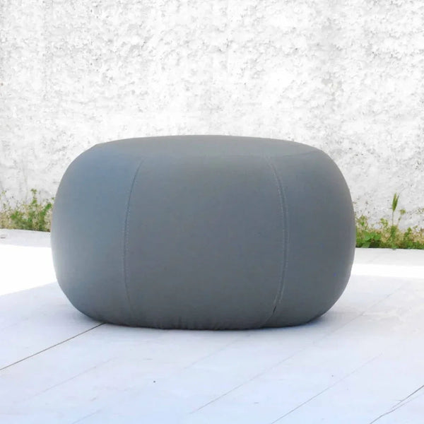 COCOON ECO M,  Pouf Design Rotondo in Ecopelle 64x45