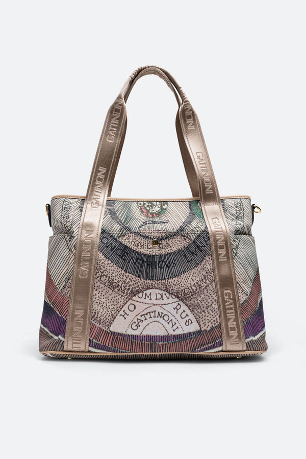Shopping Bag Maya Planetarium Watercolor