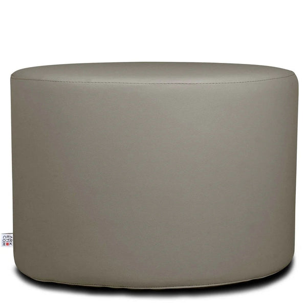 CHILL ECO 55, Round Footrest Pouf in Eco-Leather 55 x h42