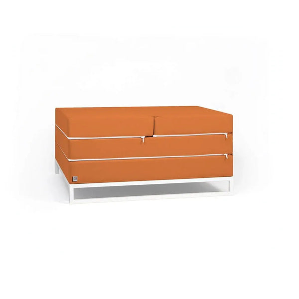 DIVERSO OUTDOOR, Outdoor Sofa Bed and Pouf 90x90 cm 