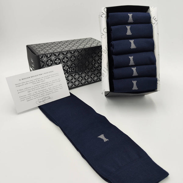 Mixed box of long socks