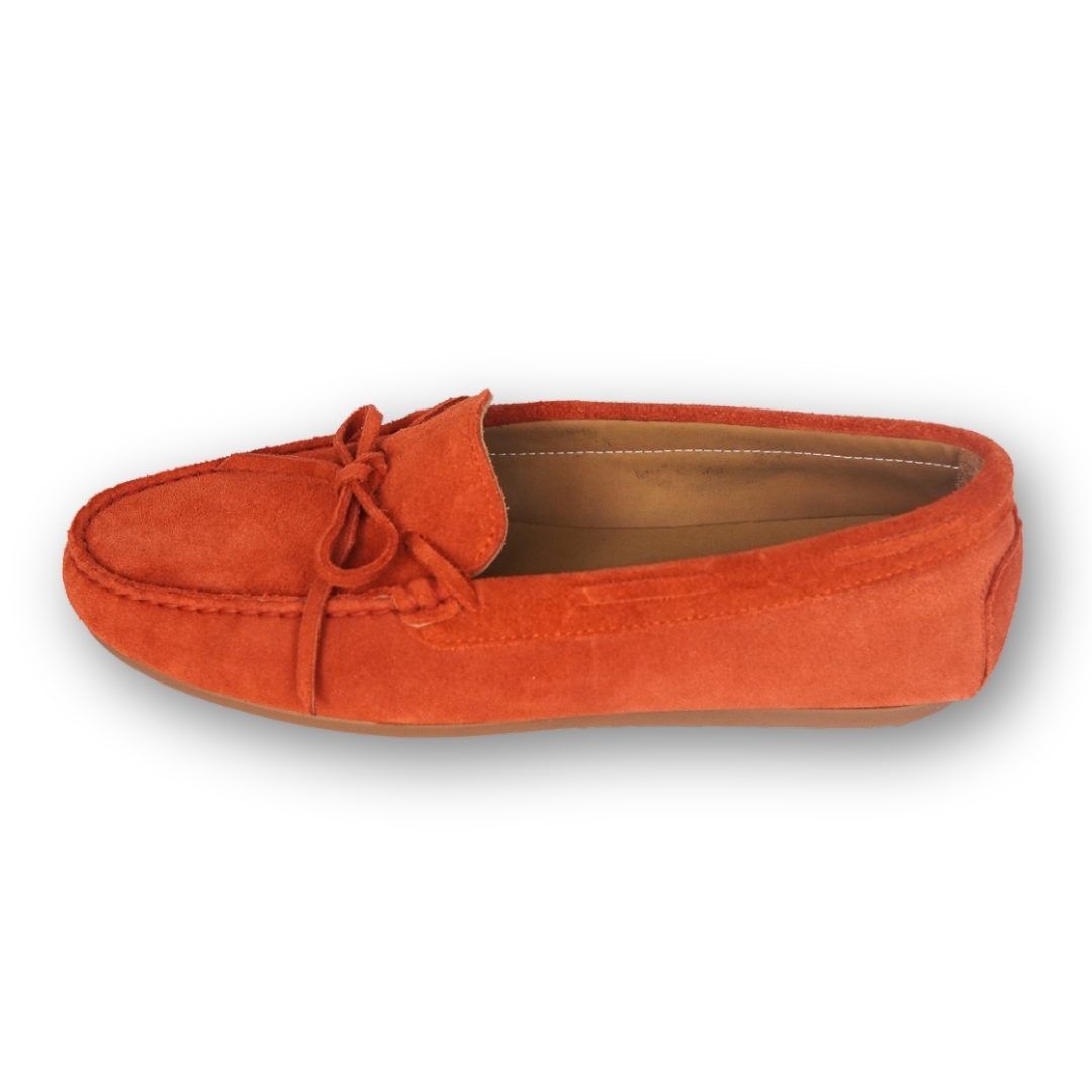 MastroDomenico Women's Handmade Moccasins - Essonite