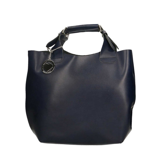 Large Leather Satchel Bag for Women - 44x30x13 cm - 9007 