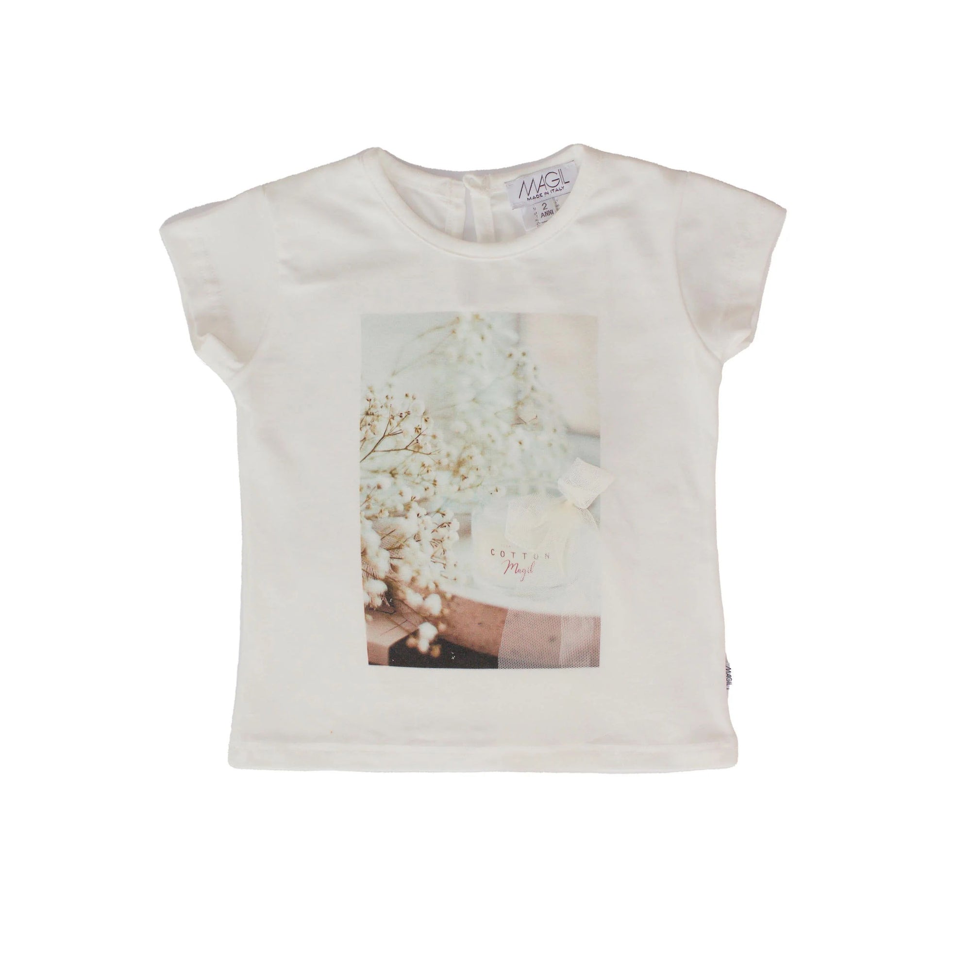 T-SHIRT STAMPA CANDELA