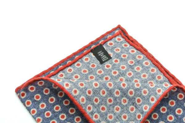 Pure wool denim clutch bag