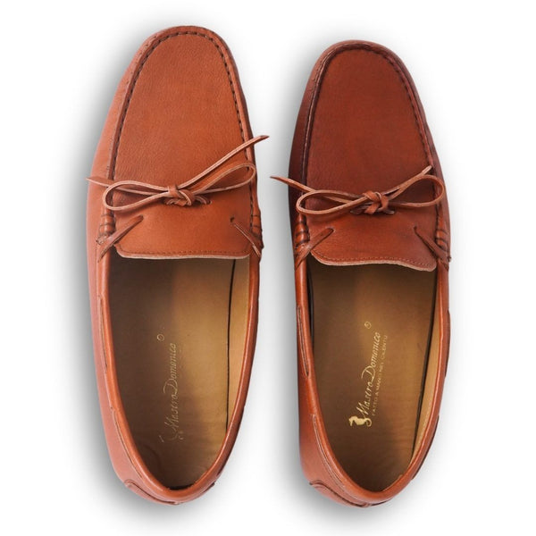MastroDomenico Women's Handmade Moccasins - Bauxite