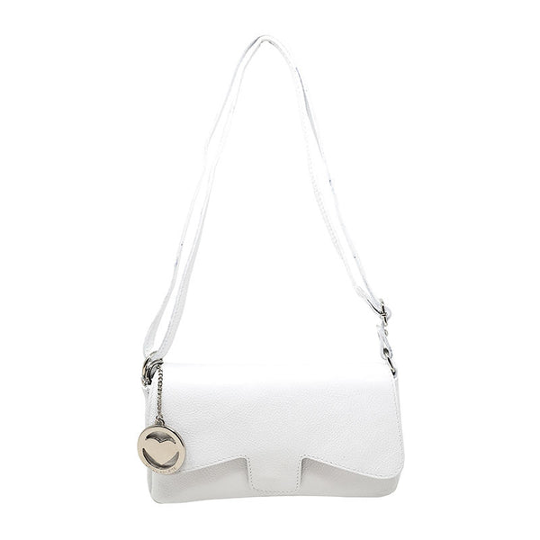 Chicca Borse Bag Shoulder Bag Leather Handbag Made in Italy 26x14x6 cm - Clutch - Como K001. 
