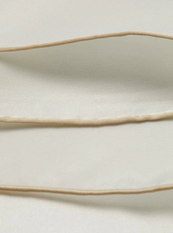 Plain silk clutch bag