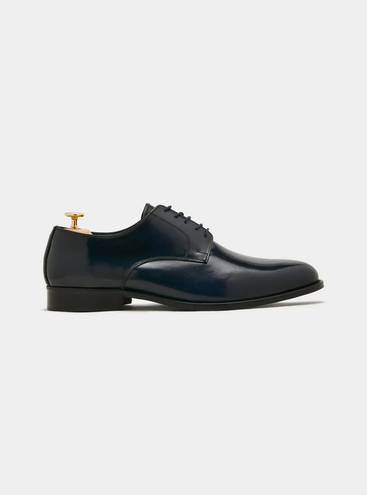 Derby liscia in pelle