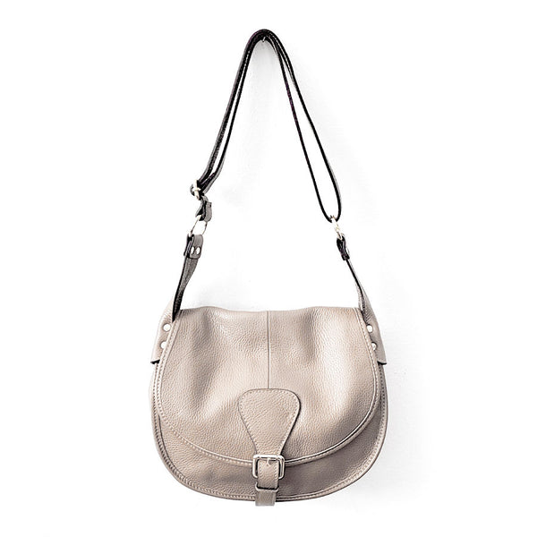 SADDLE - postina a spalla in pelle dollaro latte