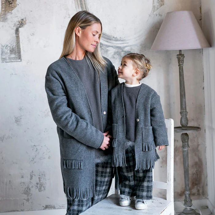 KIMONO FLEECE COAT