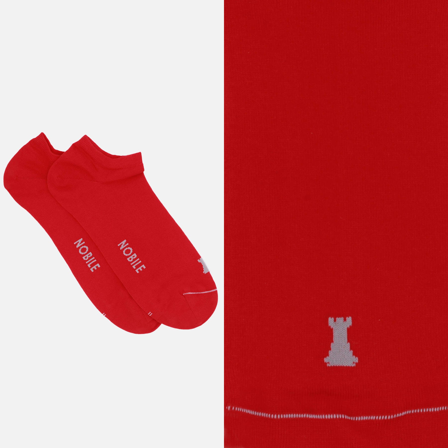 Pure Makò Cotton Ankle Socks - Solid Color 