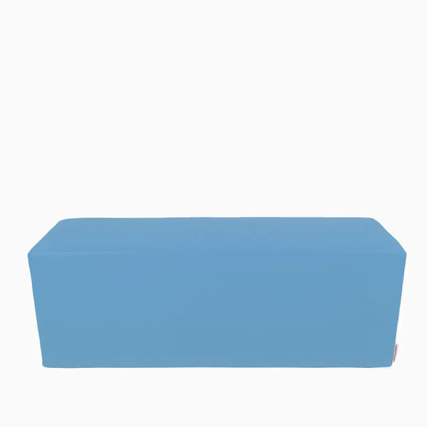 HORIZON 84, Pouf Bench Footrest in Removable Eco-Leather 84x42 h 42