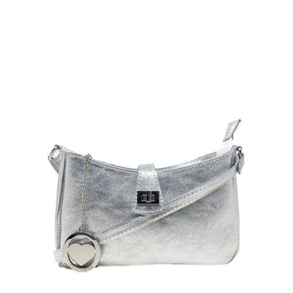 Women's Small Shoulder Clutch Bag with Casket Closure - Torino k048 