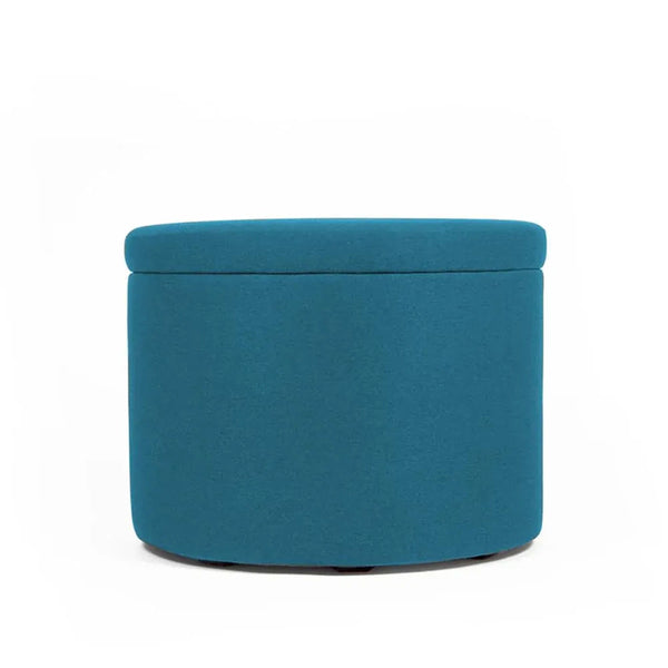 PANDORA 50 ROUND TEX, Pouf Contenitore Tessuto Rotondo 50 h42