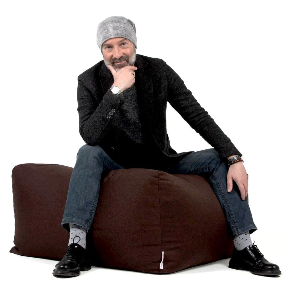 SOFT CUBE 80, XL Bean Bag in Removable Cotton 80x80 h42
