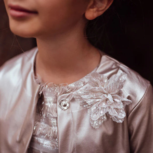 GOLD ECO-LEATHER JACKET