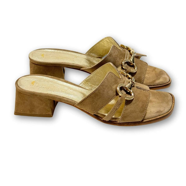 MastroDomenico Women's Handcrafted Sandals - Peridot 