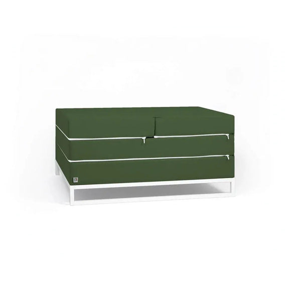 DIVERSO OUTDOOR, Outdoor Sofa Bed and Pouf 90x90 cm 