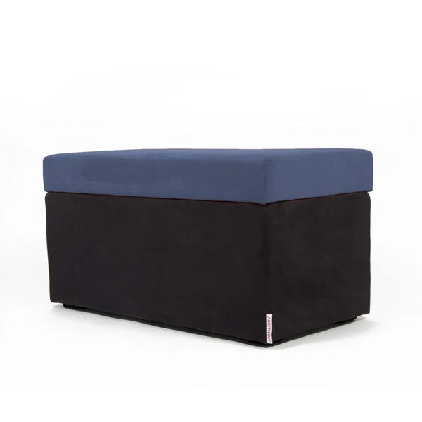 PANDORA 84 MF, Rectangular Microfiber Container Pouf 84x42 h42